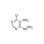 4-chloro-6-hydrazinylpyrimidin-5-amine