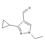 3-Cyclopropyl-1-ethylpyrazole-4-carbaldehyde