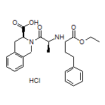 (S)-2-[(S)-2-[[(S)-1-Ethoxy-1-oxo-4-phenyl-2-butyl]amino]propanoyl]-1,2,3,4-tetrahydroisoquinoline-3-carboxylic Acid Hydrochloride
