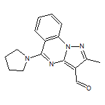 2-Methyl-5-(pyrrolidin-1-yl)pyrazolo[1,5-a]quinazoline-3-carbaldehyde