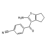 4-{2-amino-4H,5H,6H-cyclopenta[b]thiophene-3-carbonyl}benzonitrile