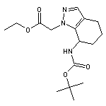 ethyl 2-(7-{[(tert-butoxy)carbonyl]amino}-4,5,6,7-tetrahydro-1H-indazol-1-yl)acetate