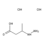 3-hydrazinylbutanoic acid dihydrochloride