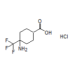 4-Amino-4-(trifluoromethyl)cyclohexanecarboxylic Acid Hydrochloride