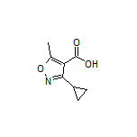 3-Cyclopropyl-5-methylisoxazole-4-carboxylic Acid