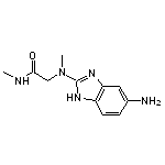 2-[(5-amino-1H-1,3-benzodiazol-2-yl)(methyl)amino]-N-methylacetamide
