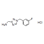 [1-(3-Fluorobenzyl)-1H-1,2,4-triazol-3-yl]methanamine Hydrochloride