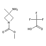 trifluoroacetic acid methyl 3-amino-3-methylazetidine-1-carboxylate