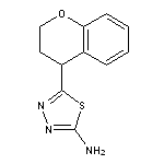 5-(3,4-dihydro-2H-1-benzopyran-4-yl)-1,3,4-thiadiazol-2-amine