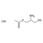 2-amino-3-hydroxypropyl acetate hydrochloride
