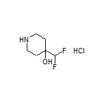 4-(Difluoromethyl)piperidin-4-ol Hydrochloride
