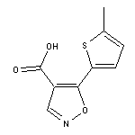 5-(5-methylthiophen-2-yl)-1,2-oxazole-4-carboxylic acid