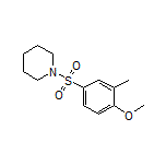 1-[(4-Methoxy-3-methylphenyl)sulfonyl]piperidine