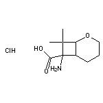 7-amino-8,8-dimethyl-2-oxabicyclo[4.2.0]octane-7-carboxylic acid hydrochloride