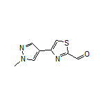 4-(1-Methyl-1H-pyrazol-4-yl)thiazole-2-carbaldehyde
