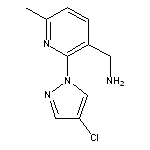 [2-(4-chloro-1H-pyrazol-1-yl)-6-methylpyridin-3-yl]methanamine