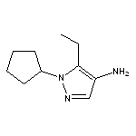 1-cyclopentyl-5-ethyl-1H-pyrazol-4-amine