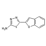 2-Amino-5-(2-benzofuryl)-1,3,4-thiadiazole