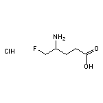 4-amino-5-fluoropentanoic acid hydrochloride