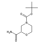 tert-butyl 2-carbamoylmorpholine-4-carboxylate