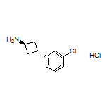 trans-3-(3-Chlorophenyl)cyclobutanamine Hydrochloride