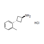 trans-3-(o-Tolyl)cyclobutanamine Hydrochloride