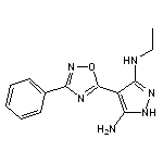 3-N-ethyl-4-(3-phenyl-1,2,4-oxadiazol-5-yl)-1H-pyrazole-3,5-diamine