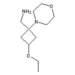 [3-ethoxy-1-(morpholin-4-yl)cyclobutyl]methanamine