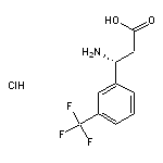 (3R)-3-amino-3-[3-(trifluoromethyl)phenyl]propanoic acid hydrochloride
