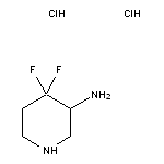 4,4-difluoropiperidin-3-amine dihydrochloride