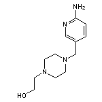2-{4-[(6-aminopyridin-3-yl)methyl]piperazin-1-yl}ethan-1-ol
