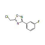 5-(Chloromethyl)-3-(3-fluorophenyl)-1,2,4-oxadiazole