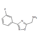 [3-(3-Fluorophenyl)-1,2,4-oxadiazol-5-yl]methanamine