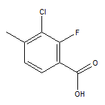 3-Chloro-2-fluoro-4-methylbenzoic Acid