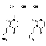 bis(3-(3-aminopropyl)-1-methyl-1,2,3,4-tetrahydropyrimidine-2,4-dione) trihydrochloride