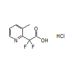 2,2-Difluoro-2-(3-methyl-2-pyridyl)acetic Acid Hydrochloride