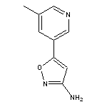 5-(5-methylpyridin-3-yl)-1,2-oxazol-3-amine