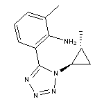 2-methyl-6-{1-[trans-2-methylcyclopropyl]-1H-1,2,3,4-tetrazol-5-yl}aniline