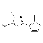 1-methyl-3-(2-methylfuran-3-yl)-1H-pyrazol-5-amine