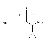 1-cyclopropyl-3,3,3-trifluoropropan-1-amine hydrochloride