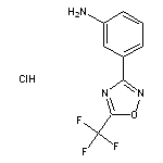 3-[5-(trifluoromethyl)-1,2,4-oxadiazol-3-yl]aniline hydrochloride