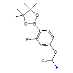 4-(Difluoromethoxy)-2-fluorophenylboronic Acid Pinacol Ester