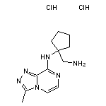 N-[1-(aminomethyl)cyclopentyl]-3-methyl-[1,2,4]triazolo[4,3-a]pyrazin-8-amine dihydrochloride