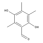 2,5-dihydroxy-3,4,6-trimethylbenzaldehyde