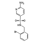 6-amino-N-[(2-bromophenyl)methyl]pyridine-3-sulfonamide