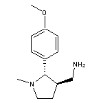 [trans-2-(4-methoxyphenyl)-1-methylpyrrolidin-3-yl]methanamine