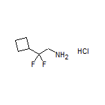 2-Cyclobutyl-2,2-difluoroethanamine Hydrochloride