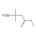 Methyl 3-Cyano-3,3-dimethylpropanoate