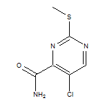 5-Chloro-2-(methylthio)pyrimidine-4-carboxamide
