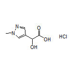 2-Hydroxy-2-(1-methyl-4-pyrazolyl)acetic Acid Hydrochloride